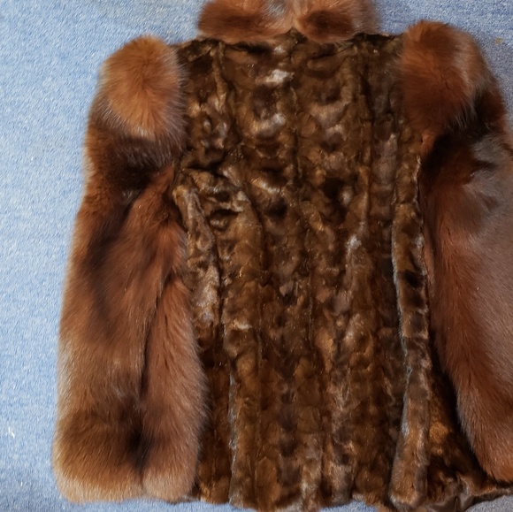 Authentic fur coat.